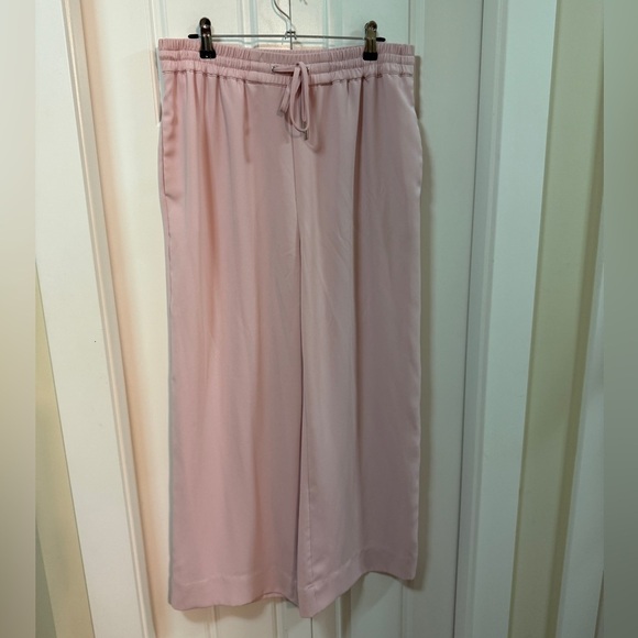 Tristan Pants - Tristan Soft Pink Wide-Leg Pants – Size M